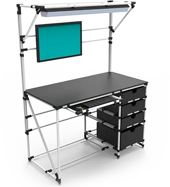 Station de travail tubulaire industrielle Lean