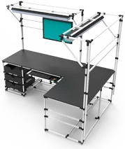 Station de travail tubulaire Lean